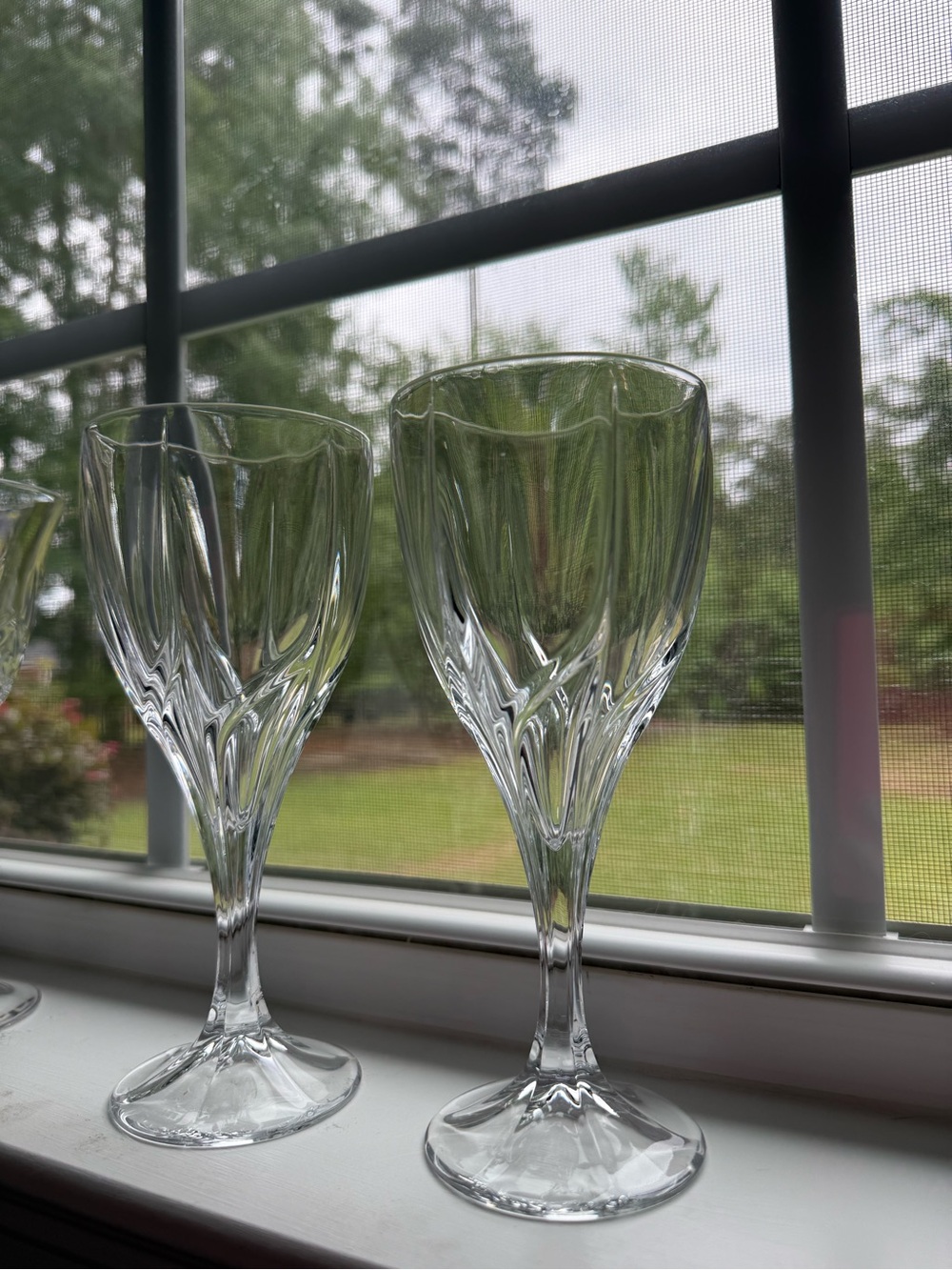 Mikasa‎ Mistral crystal wine goblets - Set of 2